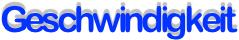 Geschwindigkeit