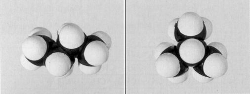 Butane im Kalottenmodell